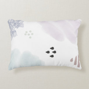Coussins Décoratifs Brouillard Abstrait mignon Pastel