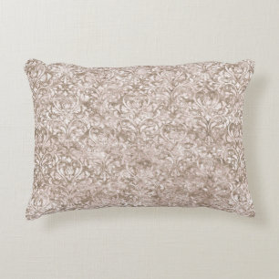 Coussins Décoratifs Brown Blanc Ornat Swirl Flourdir Antique Vintage