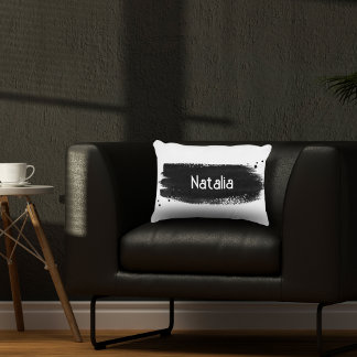 Coussins Décoratifs Brush Stroke Black