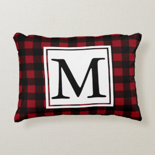 Coussins Décoratifs Buffle sauvage Vérifier la sériole Plaid