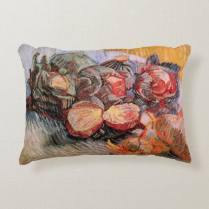 Coussins Décoratifs Cabbages rouges et oignons par Vincent van Gogh