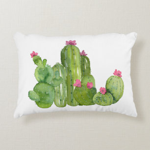 Coussins Décoratifs Cactus Flower Desert Art Southwest Custom Text Fun
