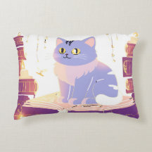 Café de bibliothèque cat