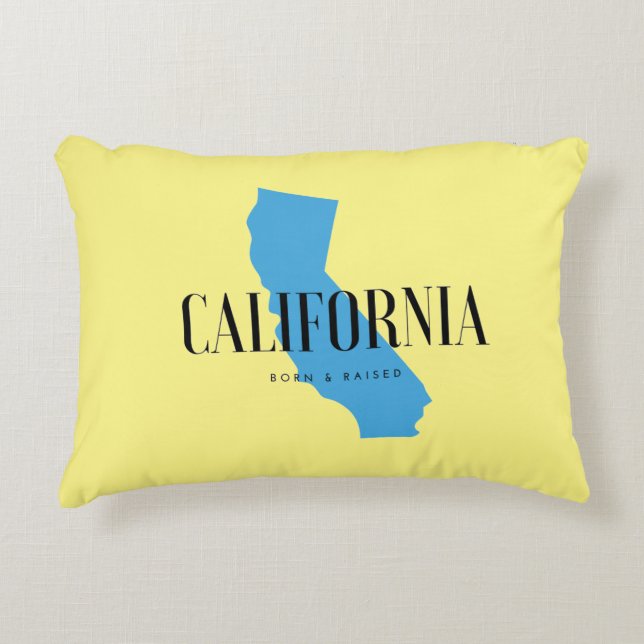 Coussins Décoratifs California Born & Raised (Devant)