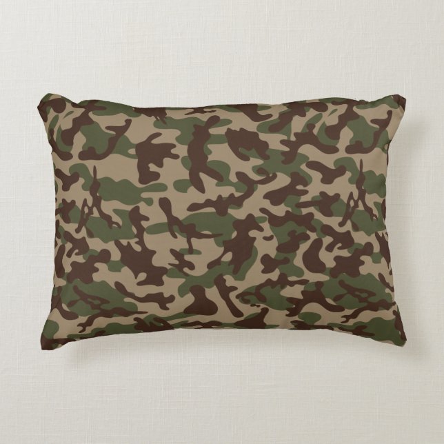 Coussins Décoratifs Camouflage Bois Profond   (Devant)