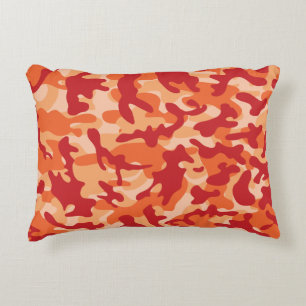 Coussins Décoratifs Camouflage Lava Abricot