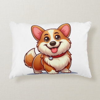 Coussins Décoratifs Caricature de Corgi