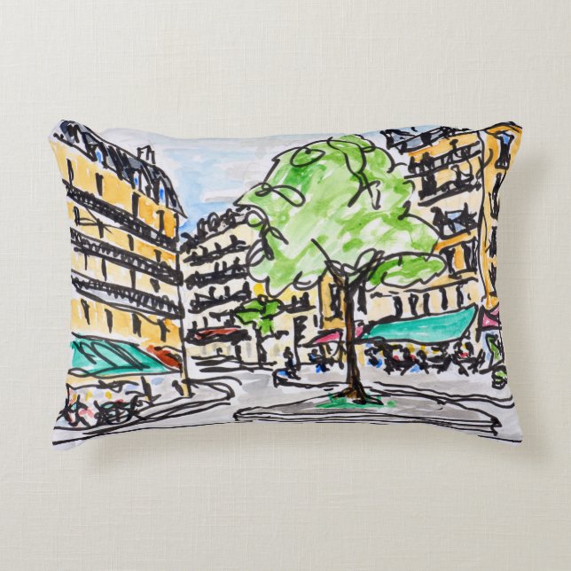 Coussins Décoratifs Carrefour de l'Odeon, Paris, France (Devant)