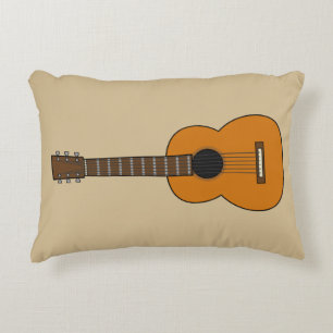 Coussins Décoratifs Carton simple de guitare acoustique