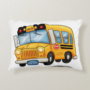 Coussins Décoratifs Cartoon School Bus