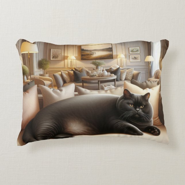 Coussins Décoratifs Cat on sofa so comfort (Devant)