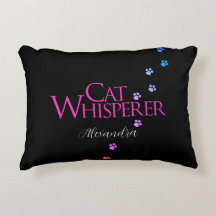 Cat Whisperer Colorée Tie Dye Rose amusant dire