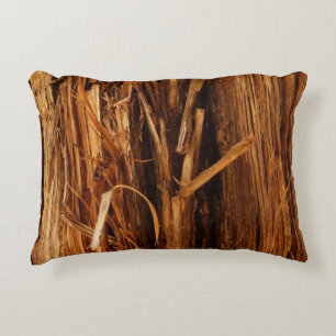 Coussins Décoratifs Cèdre texturé en écorce de bois
