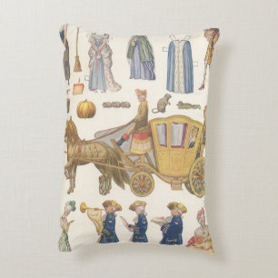 Coussins Décoratifs Cendrillon, Jouets en Papier de Style Victorien Vi