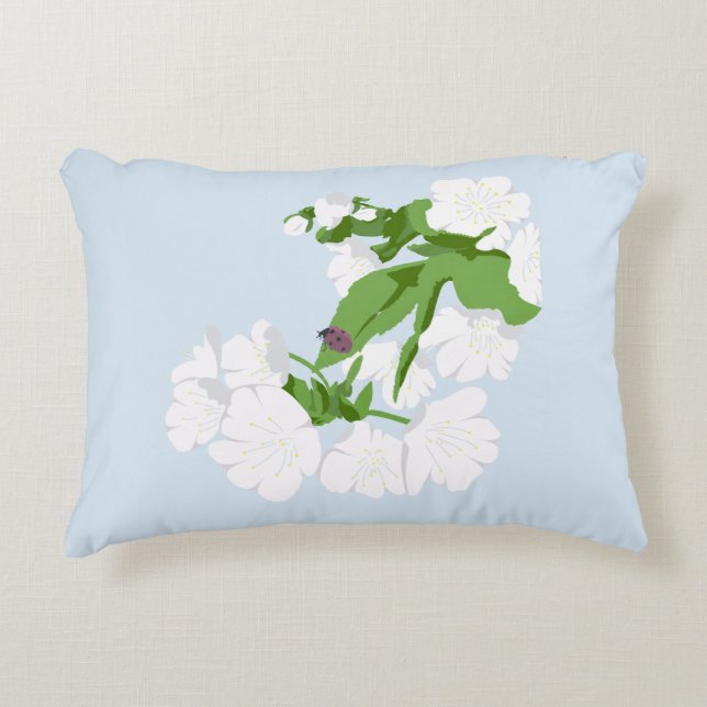 Coussins Décoratifs Cerisier en fleur  (Devant)