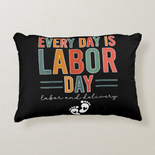 Coussins Décoratifs Chaque Jour Est Fête Du Travail T-shirt Travail Et