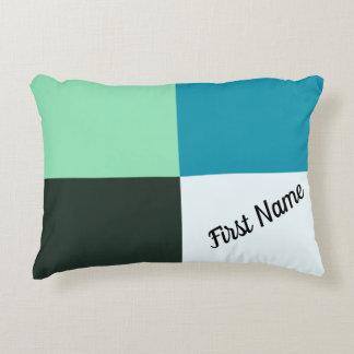 Coussins Décoratifs Charbon personnalisé Blanc Turquoise Vert Bleu Ver