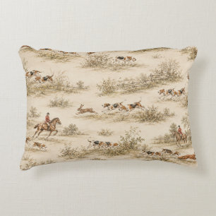 Coussins Décoratifs Chasse Traditionnelle au Foxhound