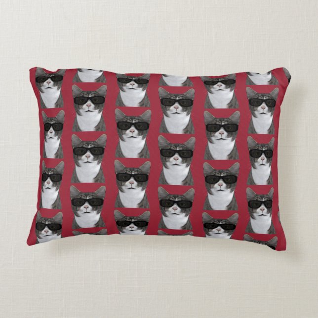 Coussins Décoratifs Chat Coolle En Ville (Dos)