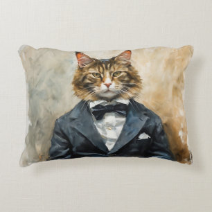 Coussins Décoratifs Chat en costume
