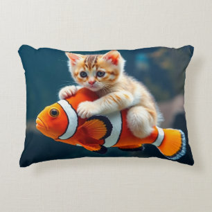 Coussins Décoratifs Chat sur Clownfish