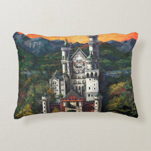 Coussins Décoratifs Château Schloss Neuschwanstein