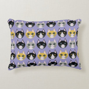 Coussins Décoratifs Chats violets