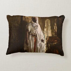 Coussins Décoratifs Chef maure Art africain Peinture Portrait