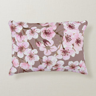 Coussins Décoratifs Cherry Blossom Branches Motif aquarelle