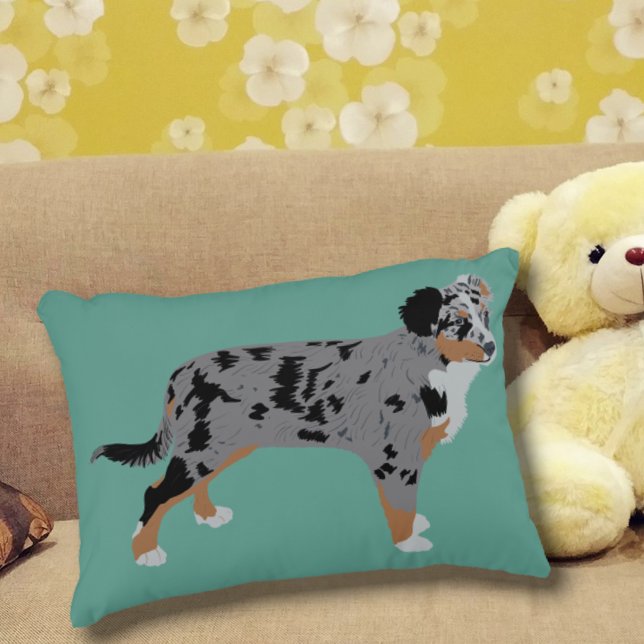 Coussins Décoratifs Chien chiot australien australien australien (Créateur téléchargé)
