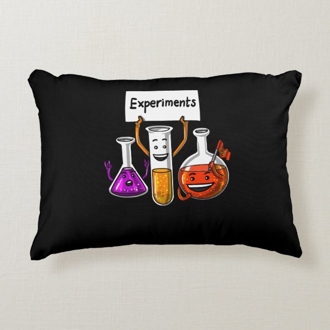 Coussins Décoratifs Chimie Science Expériences amusantes École Plaisan (Devant)