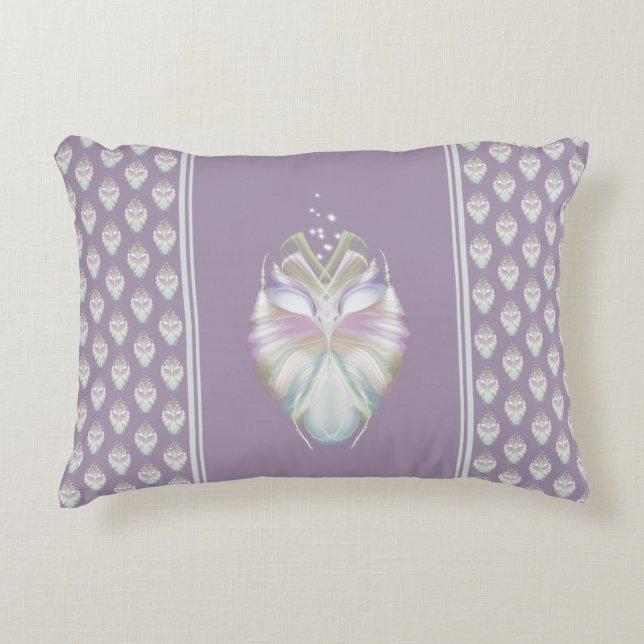 Coussins Décoratifs Chouette Oracle Pastel Purple (Devant)