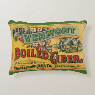 Coussins Décoratifs Cidre bouilli en gelée vintage Brattleboro Vermont