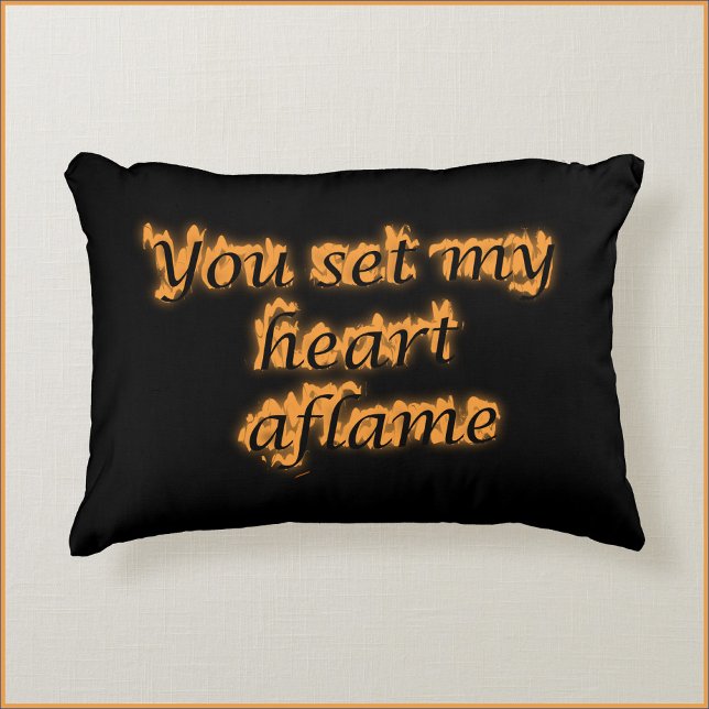 Coussins Décoratifs Citation d'amour romantique (Créateur téléchargé)