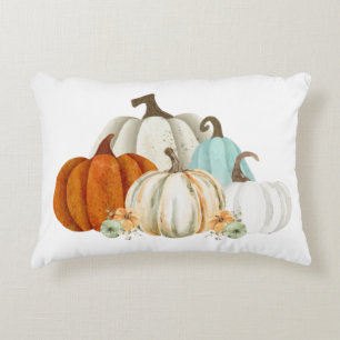 Coussins Décoratifs Citrouilles d'aquarelle automne