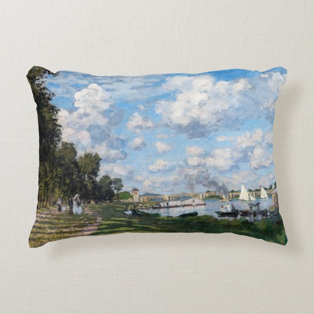 Coussins Décoratifs Claude Monet - Le Bassin d'Argenteuil (Devant)