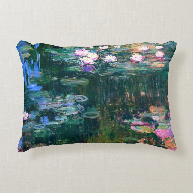 Coussins Décoratifs Claude Monet - Lys d'eau (1917) (Devant)