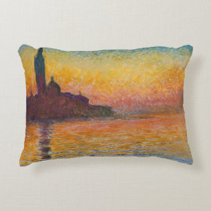 Coussins Décoratifs Claude Monet - San Giorgio Maggiore à Dusk