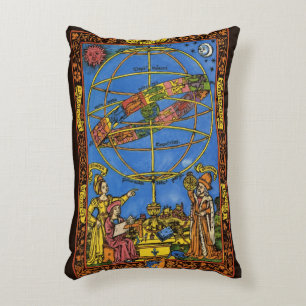 Coussins Décoratifs Claude Ptolémée Astronome, Céleste Vintage 