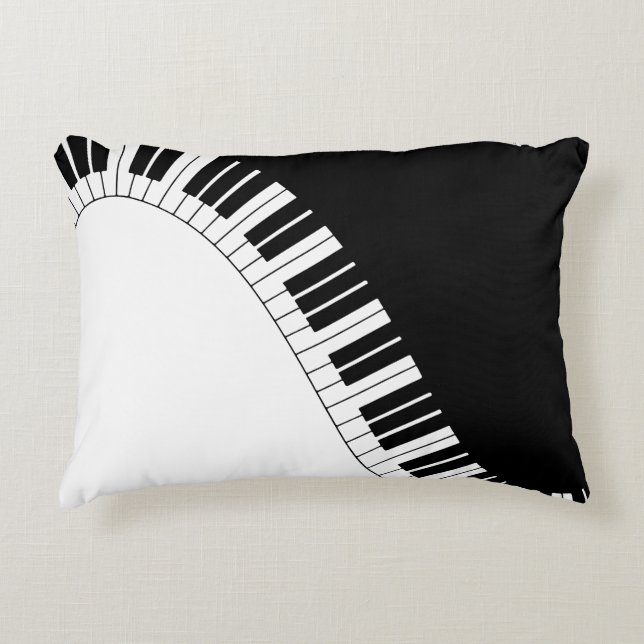 Coussins Décoratifs Clavier pour piano (Devant)