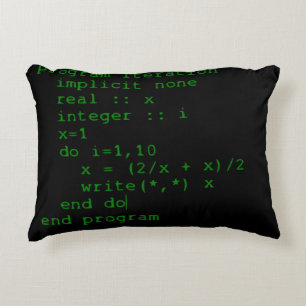 Coussins Décoratifs Code vert de Fortran