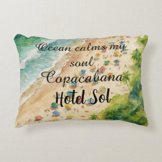Coussins Décoratifs Cojín Playero Personalizable Copacabana Hotel Sol