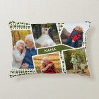 Collage photo avec 5 images Nana vert et blanc