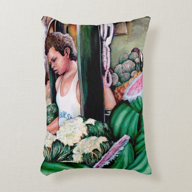 Coussins Décoratifs Comment aimes-tu ces melons ? (Devant(Vertical))