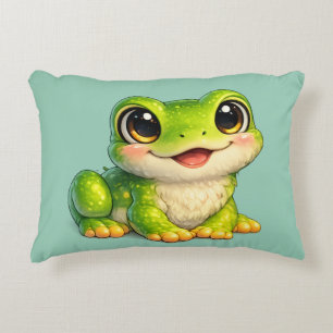 Coussins Décoratifs Conception d'animal Kawaii de grenouille mignonne