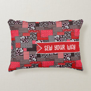Coussins Décoratifs Conception de couture personnalisée Patchwork Coud