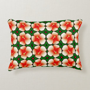 Coussins Décoratifs Conception numérique 3D colorée en polyester bross