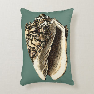 Coussins Décoratifs Conque turquoise Shell