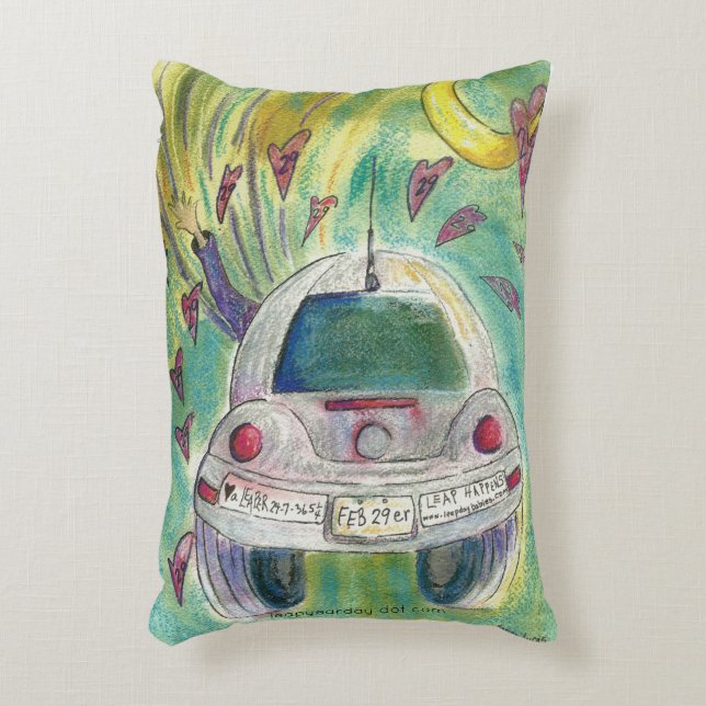 COUSSINS DÉCORATIFS CONSCIENCE DE PROPAGATION DE JOUR D'ANNÉE (Devant(Vertical))