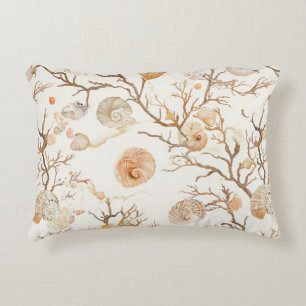 Coussins Décoratifs Côtière rustique - Coquillages, Starfish, Reef (14